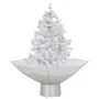 Árbol de Navidad con nieve con base en paraguas blanco 75 cm de vidaXL, Arboles de navidad - Ref: Foro24-284332, Precio: 50,8...