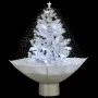 Árbol de Navidad con nieve con base en paraguas blanco 75 cm de vidaXL, Arboles de navidad - Ref: Foro24-284332, Precio: 50,8...