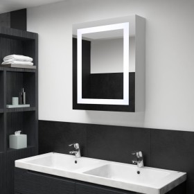 Mueble de baño con espejo LED 50x13x70 cm de vidaXL, Tocadores de baño - Ref: Foro24-285116, Precio: 123,94 €, Descuento: %