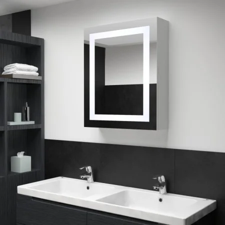 Badmöbel mit LED-Spiegel 50x13x70 cm von vidaXL, Badezimmerwaschtische - Ref: Foro24-285116, Preis: 124,46 €, Rabatt: %