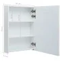 Bathroom cabinet with LED mirror 50x13x70 cm by vidaXL, bathroom vanities - Ref: Foro24-285116, Price: 122,22 €, Discount: %