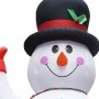 Aufblasbarer Weihnachtsschneemann mit LED IP44 600 cm XXL von vidaXL, Weihnachtsbeleuchtung - Ref: Foro24-289299, Preis: 245,...