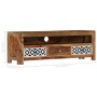 Mueble para TV madera maciza de sheesham 120x30x40 cm de vidaXL, Muebles TV - Ref: Foro24-248093, Precio: 153,79 €, Descuento: %