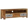 Sheesham TV-Möbel aus Massivholz 120x30x40 cm von vidaXL, TV-Möbel - Ref: Foro24-248093, Preis: 153,98 €, Rabatt: %
