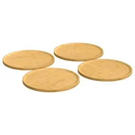 Pizza plates 4 pcs bamboo Ø32x1.5 cm by vidaXL, Pizza molds - Ref: Foro24-352769, Price: 43,22 €, Discount: %