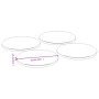 Pizzateller 4 Stück Bambus Ø32x1,5 cm von vidaXL, Pizzaformen - Ref: Foro24-352769, Preis: 40,51 €, Rabatt: %