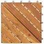 Terrassenfliesen 10 Stück massives Akazienholz 30x30 cm von vidaXL, Böden und Teppiche - Ref: Foro24-310120, Preis: 46,73 €, ...