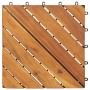 Terrassenfliesen 10 Stück massives Akazienholz 30x30 cm von vidaXL, Böden und Teppiche - Ref: Foro24-310120, Preis: 49,15 €, ...
