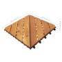 Terrassenfliesen 10 Stück massives Akazienholz 30x30 cm von vidaXL, Böden und Teppiche - Ref: Foro24-310120, Preis: 49,15 €, ...