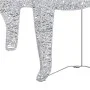Schlitten- und Rentiergarten-Weihnachtsdekoration 60 LED Silber von vidaXL, Weihnachtsbeleuchtung - Ref: Foro24-289978, Preis...