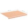Ersatztuch für gelbes und orangefarbenes Vorzelt 4x3 m von vidaXL, Markisen - Ref: Foro24-312017, Preis: 48,46 €, Rabatt: %
