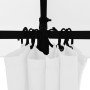 Garden canopy with white curtains 360x312x265cm 180 g/m² by vidaXL, Tents and gazebos - Ref: Foro24-312234, Price: 299,73 €, ...