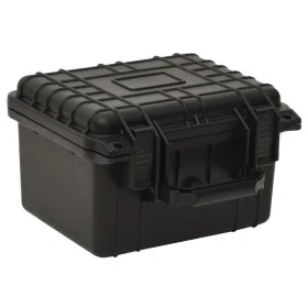 Portable black PP flight case 27x25x18 cm by vidaXL, Camera bags and cases - Ref: Foro24-51795, Price: 41,88 €, Discount: %