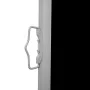 Retractable side awning for patio black 140x1200 cm by vidaXL, Umbrellas - Ref: Foro24-313387, Price: 81,95 €, Discount: %