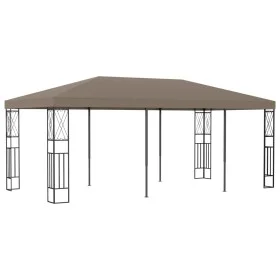 Gray taupe fabric gazebo 6x3 m by vidaXL, Tents and gazebos - Ref: Foro24-312271, Price: 331,52 €, Discount: %