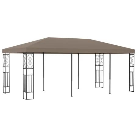 Gray taupe fabric gazebo 6x3 m by vidaXL, Tents and gazebos - Ref: Foro24-312271, Price: 331,52 €, Discount: %