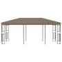 Gray taupe fabric gazebo 6x3 m by vidaXL, Tents and gazebos - Ref: Foro24-312271, Price: 338,67 €, Discount: %