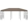 Gray taupe fabric gazebo 6x3 m by vidaXL, Tents and gazebos - Ref: Foro24-312271, Price: 331,52 €, Discount: %
