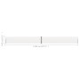 Toldo lateral retráctil para patio color crema 140x1200 cm de vidaXL, Sombrillas - Ref: Foro24-313388, Precio: 113,58 €