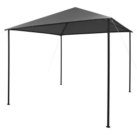 Gazebo fabric and anthracite grey steel 180 g/m² 3x3 m by vidaXL, Tents and gazebos - Ref: Foro24-312240, Price: 141,49 €, Di...