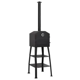 Outdoor charcoal pizza oven 2 refractory clay stones by vidaXL, Pizza making devices - Ref: Foro24-318145, Price: 213,04 €, D...