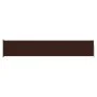 Retractable brown garden side awning 117x600 cm by vidaXL, Umbrellas - Ref: Foro24-317951, Price: 100,61 €, Discount: %