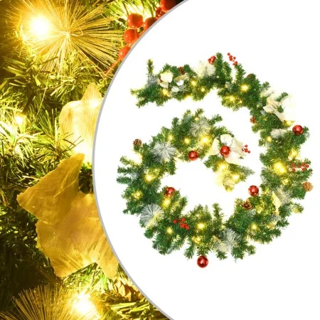 Christmas garland with LED lights PVC green 2.7 m by vidaXL, Christmas lights - Ref: Foro24-320971, Price: 17,76 €, Discount: %