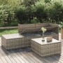 4-piece garden furniture set and gray synthetic rattan cushions by vidaXL, Outdoor sofas - Ref: Foro24-318676, Price: 365,08 ...