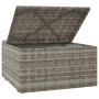 4-teiliges Gartenmöbel-Set und graue synthetische Rattankissen von vidaXL, Outdoor-Sofas - Ref: Foro24-318676, Preis: 358,93 ...