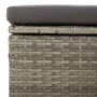 4-teiliges Gartenmöbel-Set und graue synthetische Rattankissen von vidaXL, Outdoor-Sofas - Ref: Foro24-318676, Preis: 358,93 ...