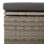4-teiliges Gartenmöbel-Set und graue synthetische Rattankissen von vidaXL, Outdoor-Sofas - Ref: Foro24-318676, Preis: 365,08 ...