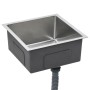 Handgefertigte Küchenspüle aus Edelstahl von vidaXL, Sinkt - Ref: Foro24-145077, Preis: 70,80 €, Rabatt: %