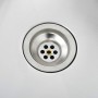 Fregadero de cocina hecho a mano acero inoxidable de vidaXL, Fregaderos - Ref: Foro24-145077, Precio: 67,12 €, Descuento: %