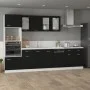 Black engineered wood kitchen bottom cabinet 80x46x81.5 cm by vidaXL, Kitchen cabinets - Ref: Foro24-801237, Price: 104,76 €,...