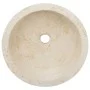 Cream marble sink Ø40x15 cm by vidaXL, Sinks - Ref: Foro24-149177, Price: 146,37 €, Discount: %