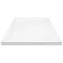 Rectangular ABS shower tray 80x100 cm by vidaXL, Shower trays - Ref: Foro24-148903, Price: 110,51 €, Discount: %