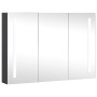 Mueble de baño con espejo LED 89x14x62 cm by vidaXL, bathroom vanities - Ref: Foro24-325544, Price: 135,06 €, Discount: %