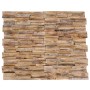 3D wall covering panels 10 pcs teak wood 1.01 m² by vidaXL, Wall covering - Ref: Foro24-326177, Price: 81,42 €, Discount: %