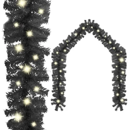 Christmas garland with black LED lights 10 m by vidaXL, Christmas lights - Ref: Foro24-329190, Price: 37,79 €, Discount: %