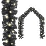 Christmas garland with black LED lights 10 m by vidaXL, Christmas lights - Ref: Foro24-329190, Price: 38,25 €, Discount: %