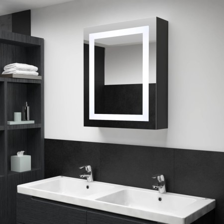 Mueble de baño con espejo LED 50x13x70 cm de vidaXL, Tocadores de baño - Ref: Foro24-325543, Precio: 138,23 €, Descuento: %