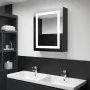 Mueble de baño con espejo LED 50x13x70 cm de vidaXL, Tocadores de baño - Ref: Foro24-325543, Precio: 131,83 €, Descuento: %