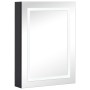 Mueble de baño con espejo LED 50x13x70 cm de vidaXL, Tocadores de baño - Ref: Foro24-325543, Precio: 138,23 €, Descuento: %