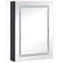 Mueble de baño con espejo LED 50x13x70 cm de vidaXL, Tocadores de baño - Ref: Foro24-325543, Precio: 131,83 €, Descuento: %