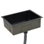 Fregadero de cocina hecho a mano acero inoxidable negro de vidaXL, Fregaderos - Ref: Foro24-145084, Precio: 195,35 €, Descuen...