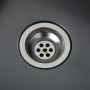 Handgefertigte Küchenspüle aus schwarzem Edelstahl von vidaXL, Sinkt - Ref: Foro24-145084, Preis: 155,28 €, Rabatt: %