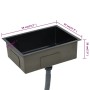 Handgefertigte Küchenspüle aus schwarzem Edelstahl von vidaXL, Sinkt - Ref: Foro24-145084, Preis: 155,28 €, Rabatt: %