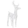 Renos de Navidad 2 unidades 80 LED blanco frío acrílico de vidaXL, Luces de Navidad - Ref: Foro24-342679, Precio: 66,90 €, De...