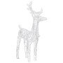 Weihnachts-Rentier, 2er-Pack, 80 LEDs, kaltweißes Acryl von vidaXL, Weihnachtsbeleuchtung - Ref: Foro24-342679, Preis: 68,17 ...