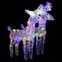 Renos de Navidad 2 unidades 80 LED acrílico multicolor de vidaXL, Luces de Navidad - Ref: Foro24-342681, Precio: 64,38 €, Des...